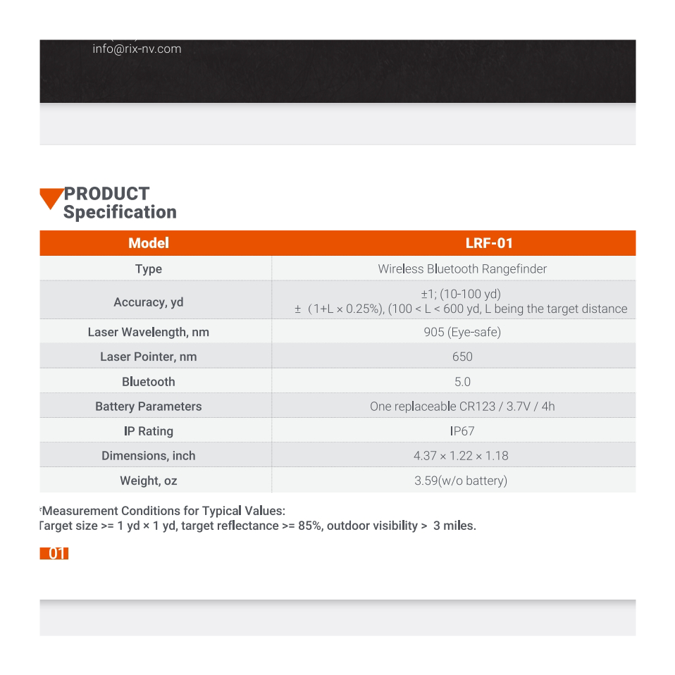 Rix LRF For L3/L6 Thermal scopes.