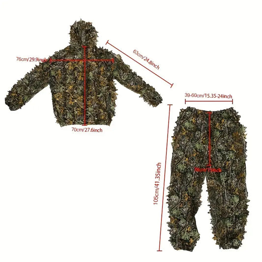 3D Leaf Camouflage Suit