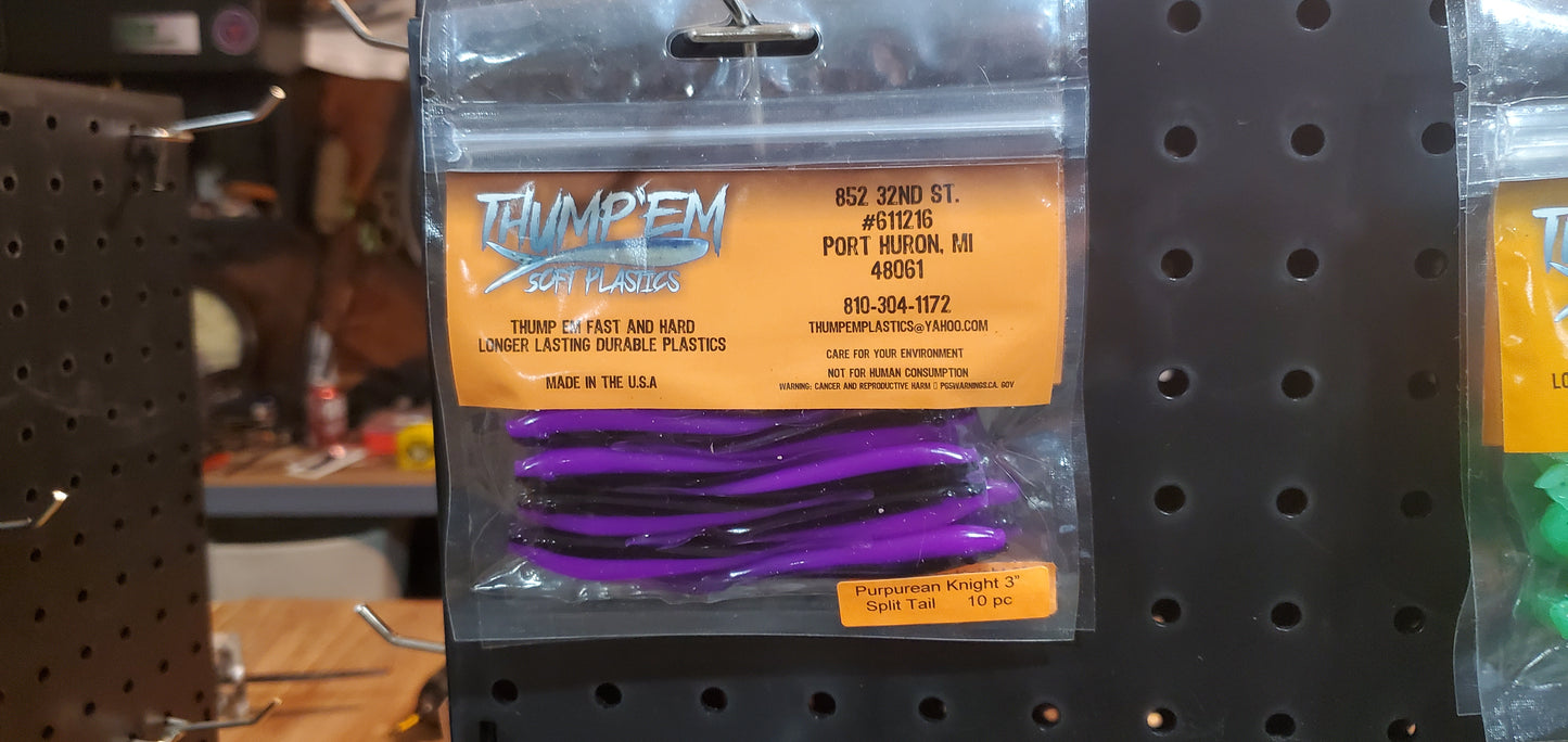 Thump'EM 3" split tail