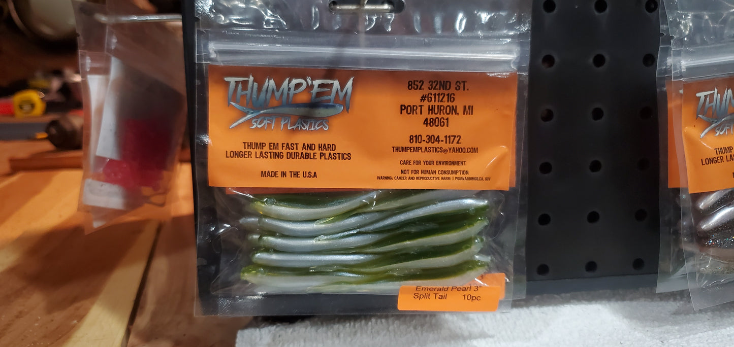 Thump'EM 3" split tail