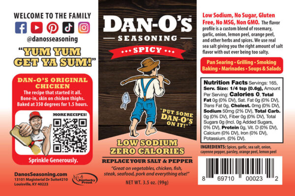 3.5 oz Dan-O's Seasoning