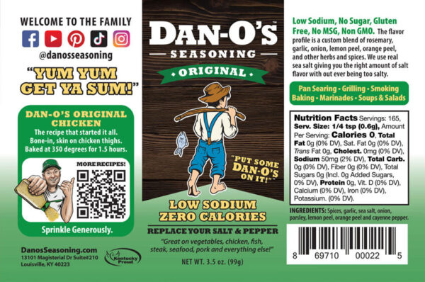 3.5 oz Dan-O's Seasoning