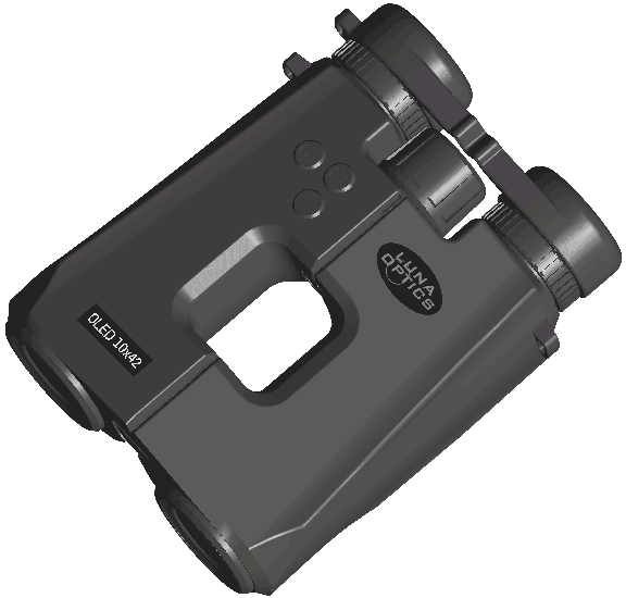 DAYLIGHT ELECTRO-OPTICS: LRF2200B-PRO LASER RANGEFINDER BINOCULAR 10x42