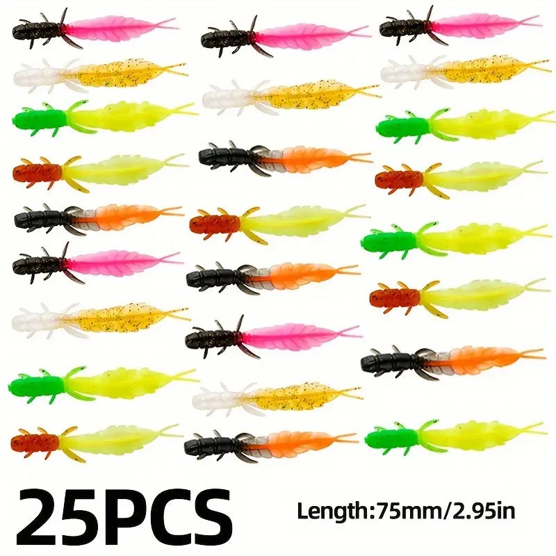 BEARKING Soft Larva Lure Dragonfly Nymph Color F 1.89” .94g 10 Per Package