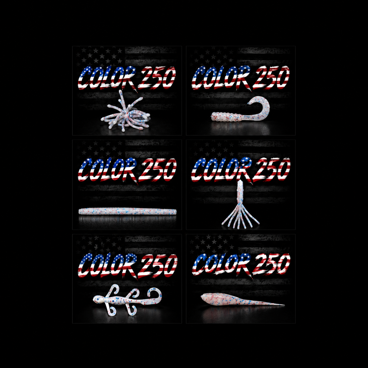Color 250 Lures