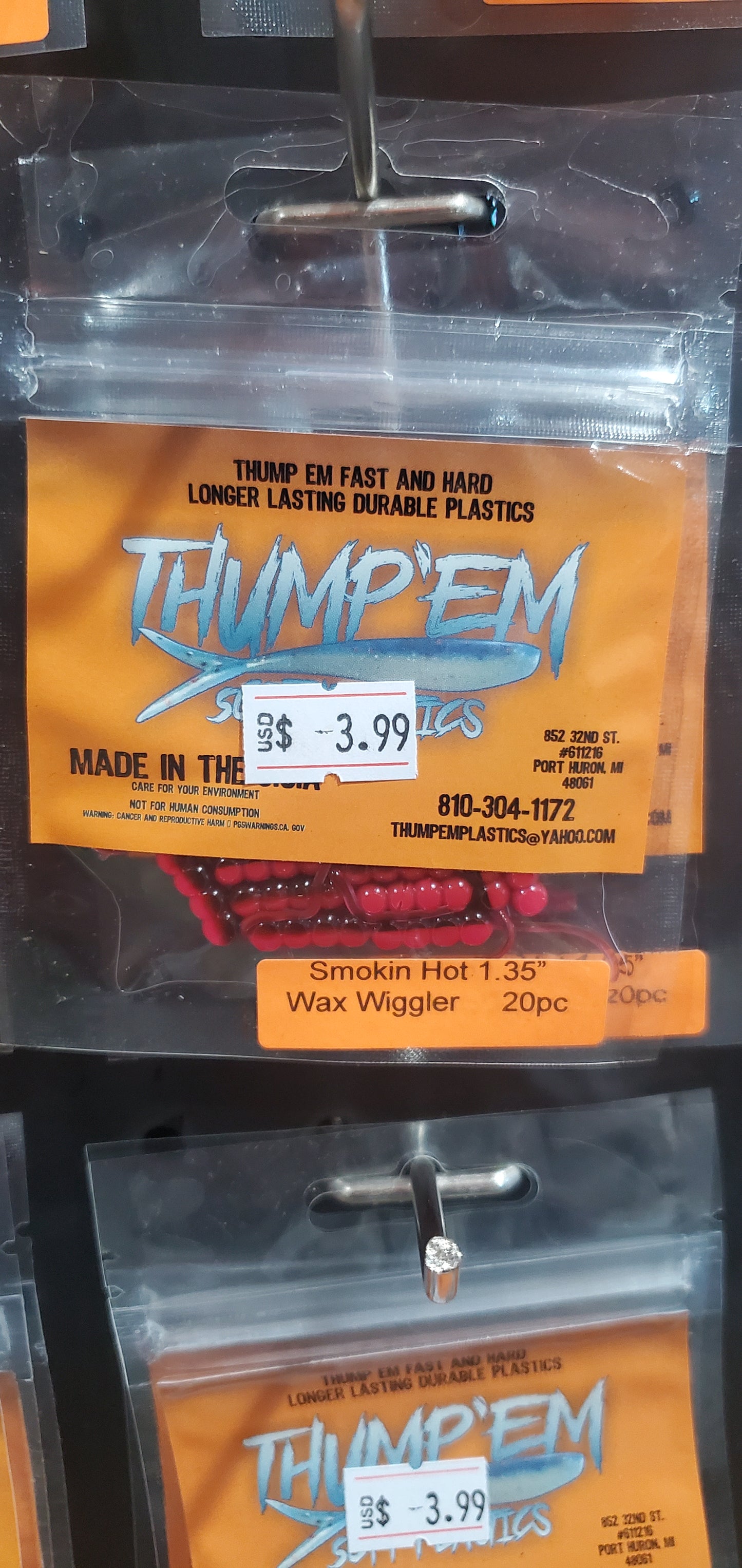 Thump'Em 1.35" Wax Wiggler