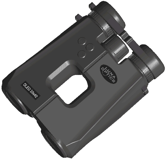 DAYLIGHT ELECTRO-OPTICS: LRF2200B-PRO LASER RANGEFINDER BINOCULAR 10x42
